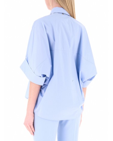 Chemise oversize popeline LIU JO coton avec boutons dorés LIU JO - 14