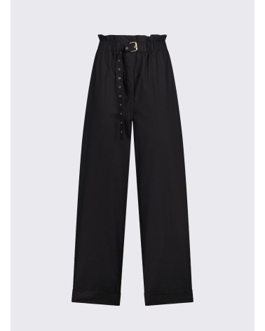 Pantalon taille haute LIU JO coton structuré LIU JO - 12