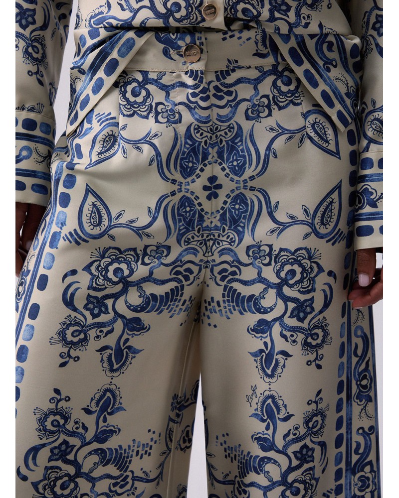 Pantalon avec imprimé foulard LIU JO Better LIU JO - 6