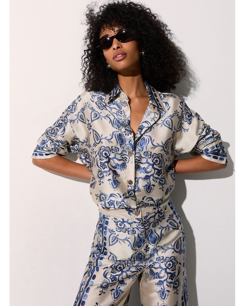 Chemise imprimé foulard LIU JO Better oversize LIU JO - 4