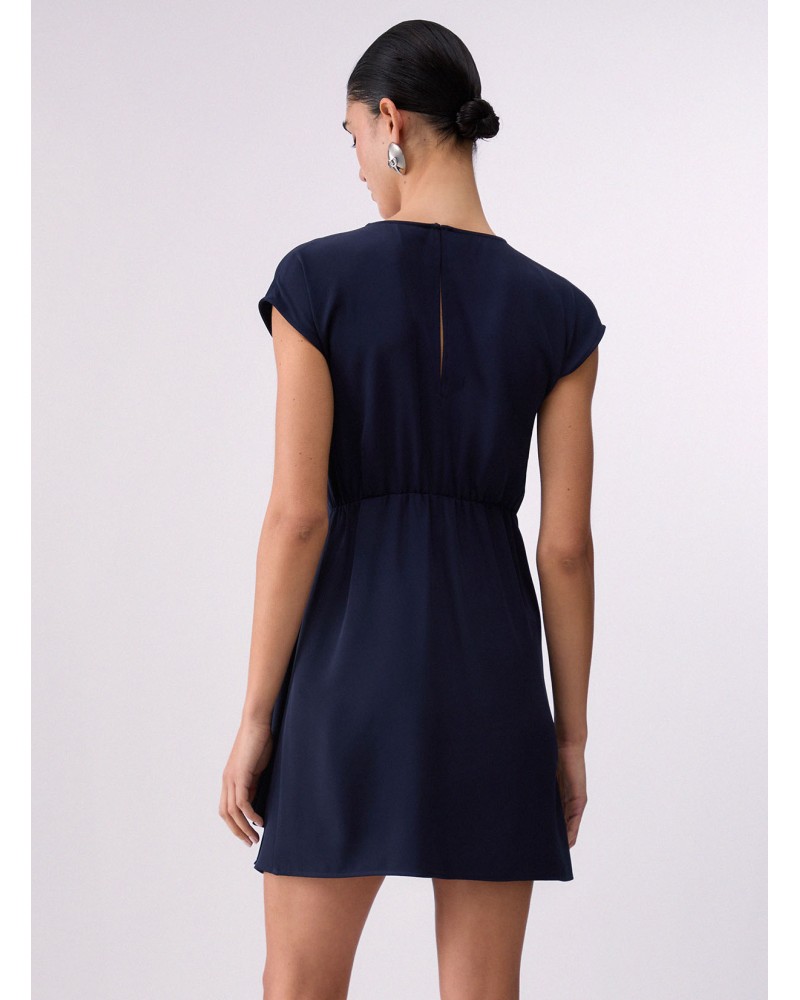 Robe courte LIU JO croisée et drapée détail bijou LIU JO - 9