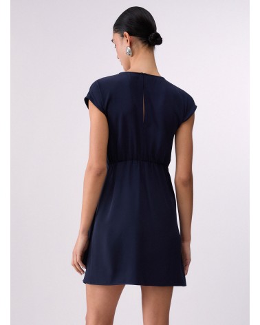 Robe courte LIU JO croisée et drapée détail bijou LIU JO - 9