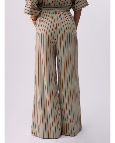 Pantalon large à rayures LIU JO en rayonne LIU JO - 1