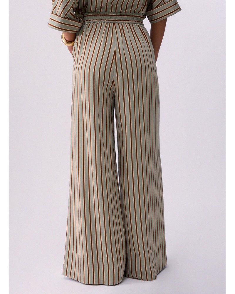 Pantalon large à rayures LIU JO en rayonne LIU JO - 1