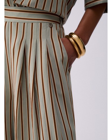 Pantalon large à rayures LIU JO en rayonne LIU JO - 5