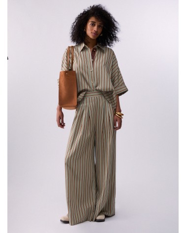 Pantalon large à rayures LIU JO en rayonne LIU JO - 6