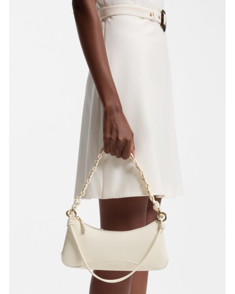 Sac épaule HUGO blanc Ilary avec maillons dorés HUGO - 3