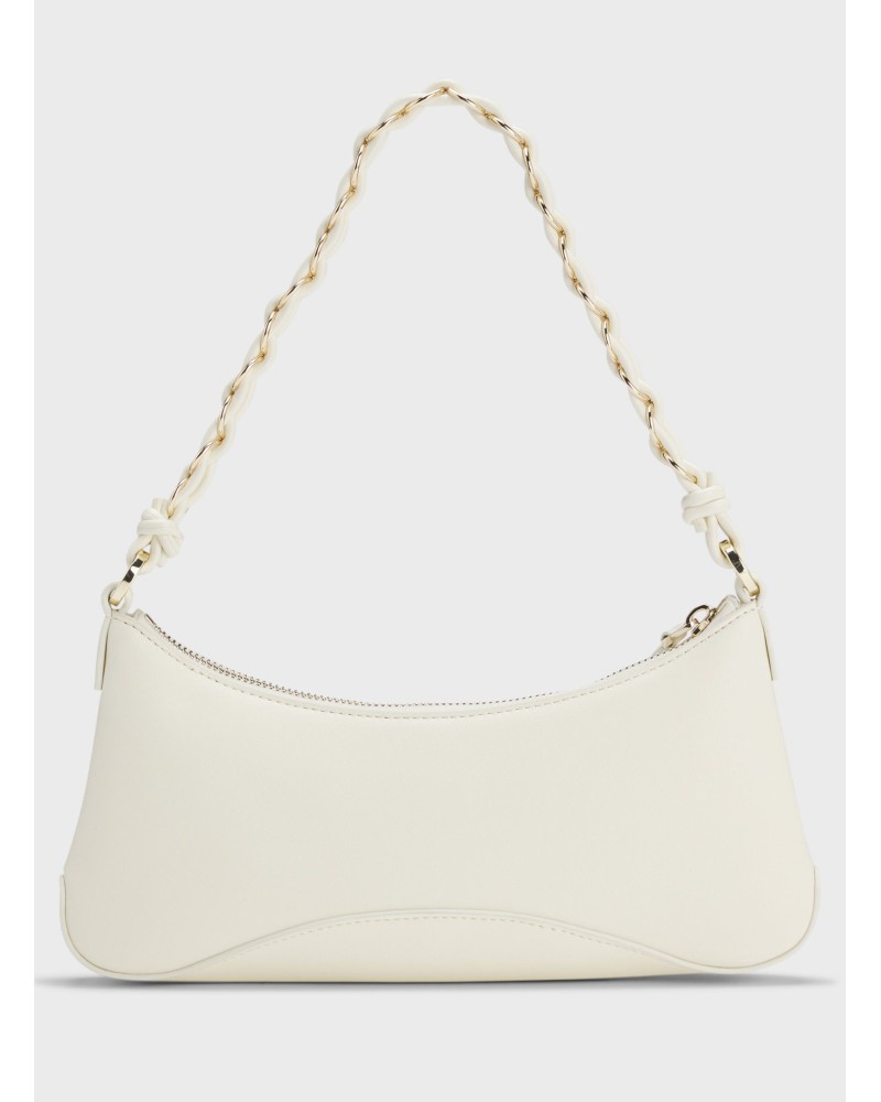 Sac épaule HUGO blanc Ilary avec maillons dorés HUGO - 4
