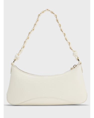 Sac épaule HUGO blanc Ilary avec maillons dorés HUGO - 4