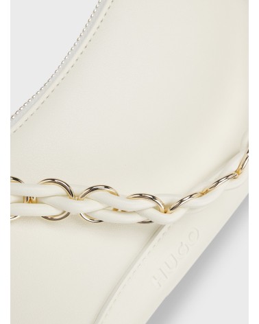 Sac épaule HUGO blanc Ilary avec maillons dorés HUGO - 7