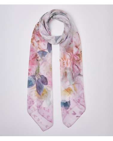 Grand foulard pivoines LIU JO imprimé floral élégant LIU JO - 2