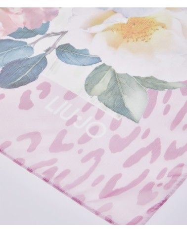 Grand foulard pivoines LIU JO imprimé floral élégant LIU JO - 4