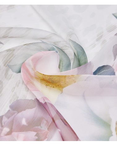 Grand foulard pivoines LIU JO imprimé floral élégant LIU JO - 5