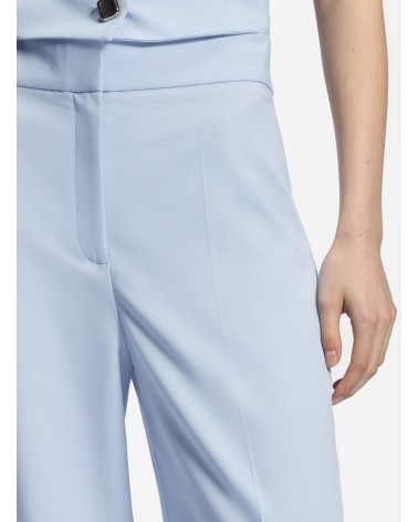 Pantalon large à taille haute stretch HUGO avec plis HUGO - 4