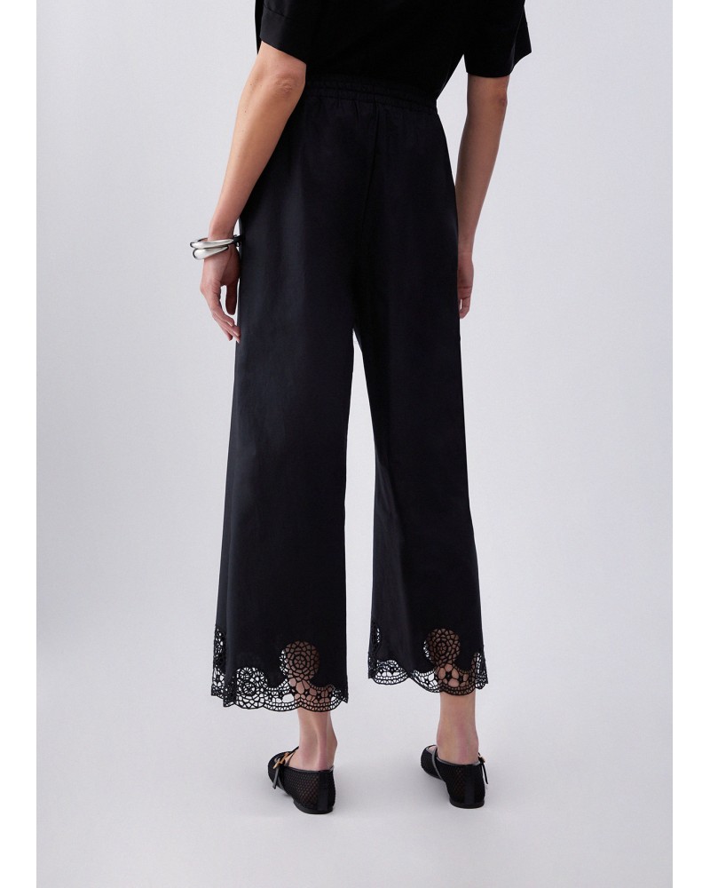 Pantalon raccourci broderies ajourées LIU JO LIU JO - 2