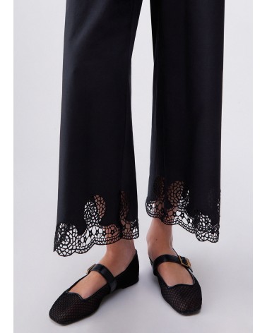 Pantalon raccourci broderies ajourées LIU JO LIU JO - 5