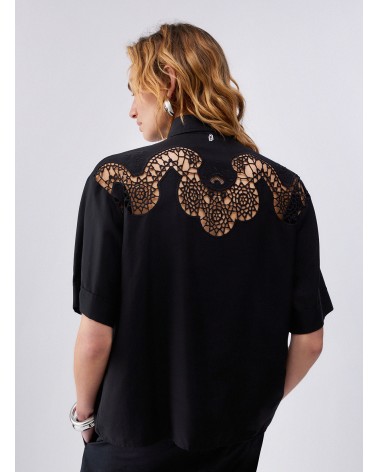 Chemise noire broderie ajourée LIU JO LIU JO - 2