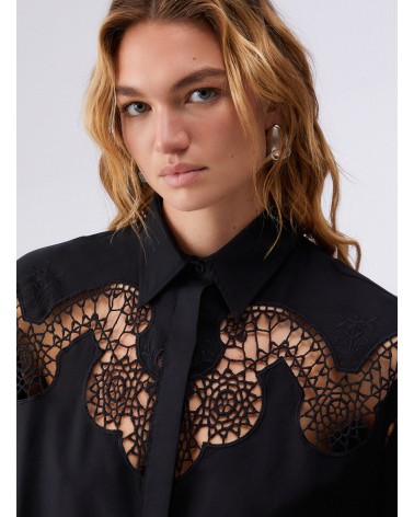 Chemise noire broderie ajourée LIU JO LIU JO - 5