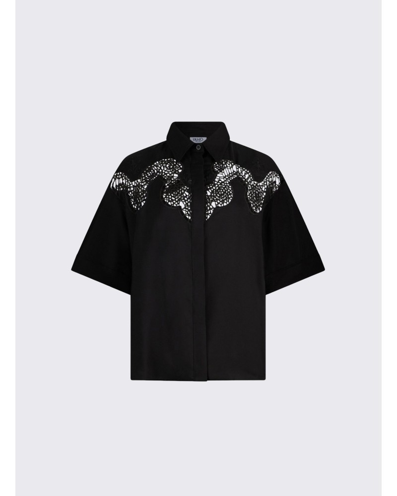 Chemise noire broderie ajourée LIU JO LIU JO - 7