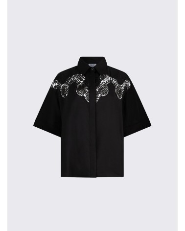 Chemise noire broderie ajourée LIU JO LIU JO - 7