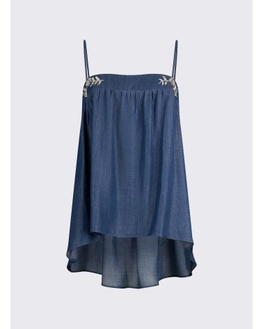 Mini robe denim foncé pierres LIU JO LIU JO - 7