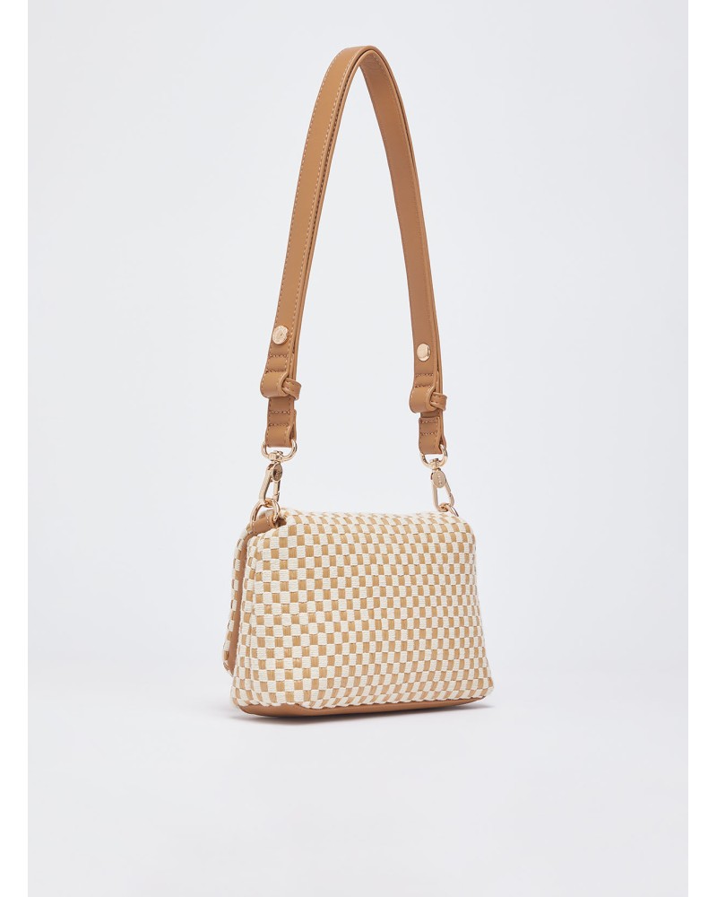 Sac LaPuffy petit format tressé beige LIU JO LIU JO - 3
