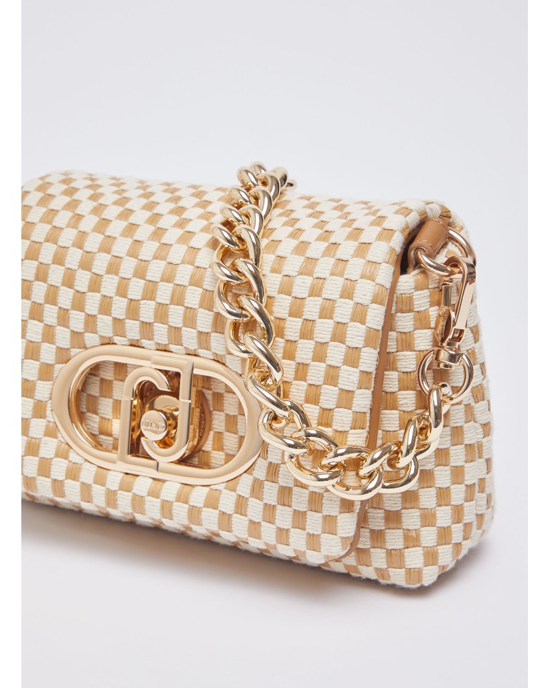 Sac LaPuffy petit format tressé beige LIU JO LIU JO - 4