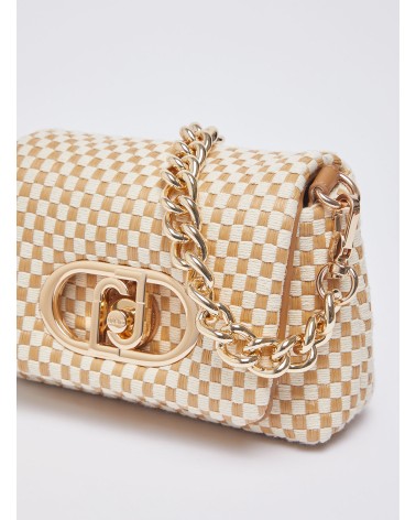 Sac LaPuffy petit format tressé beige LIU JO LIU JO - 4