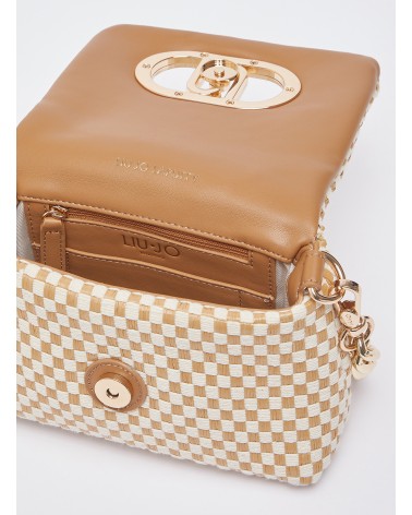 Sac LaPuffy petit format tressé beige LIU JO LIU JO - 7