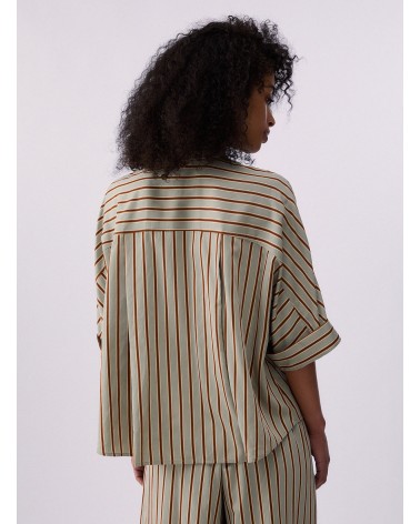 Chemise LIU JO en rayonne avec rayures vertes LIU JO - 2