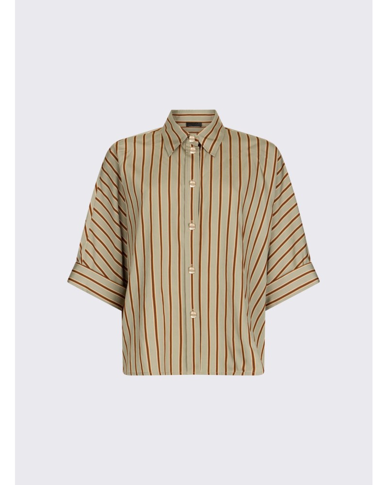 Chemise LIU JO en rayonne avec rayures vertes LIU JO - 7