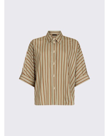 Chemise LIU JO en rayonne avec rayures vertes LIU JO - 7