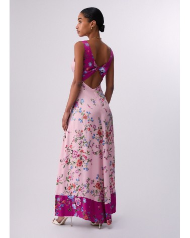 Robe longue LIU JO avec un imprimé floral rose LIU JO - 4