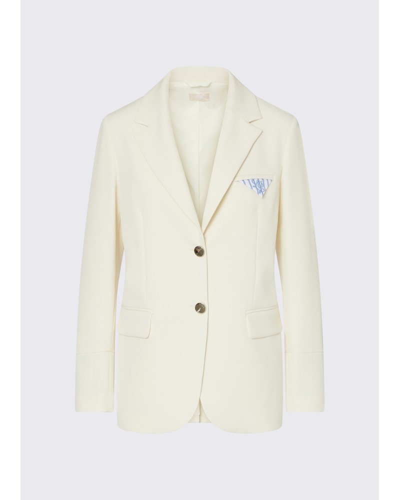 Blazer regular fit LIU JO avec pochette rayée LIU JO - 5