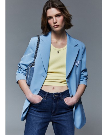 Blazer regular fit LIU JO avec pochette rayée LIU JO - 8