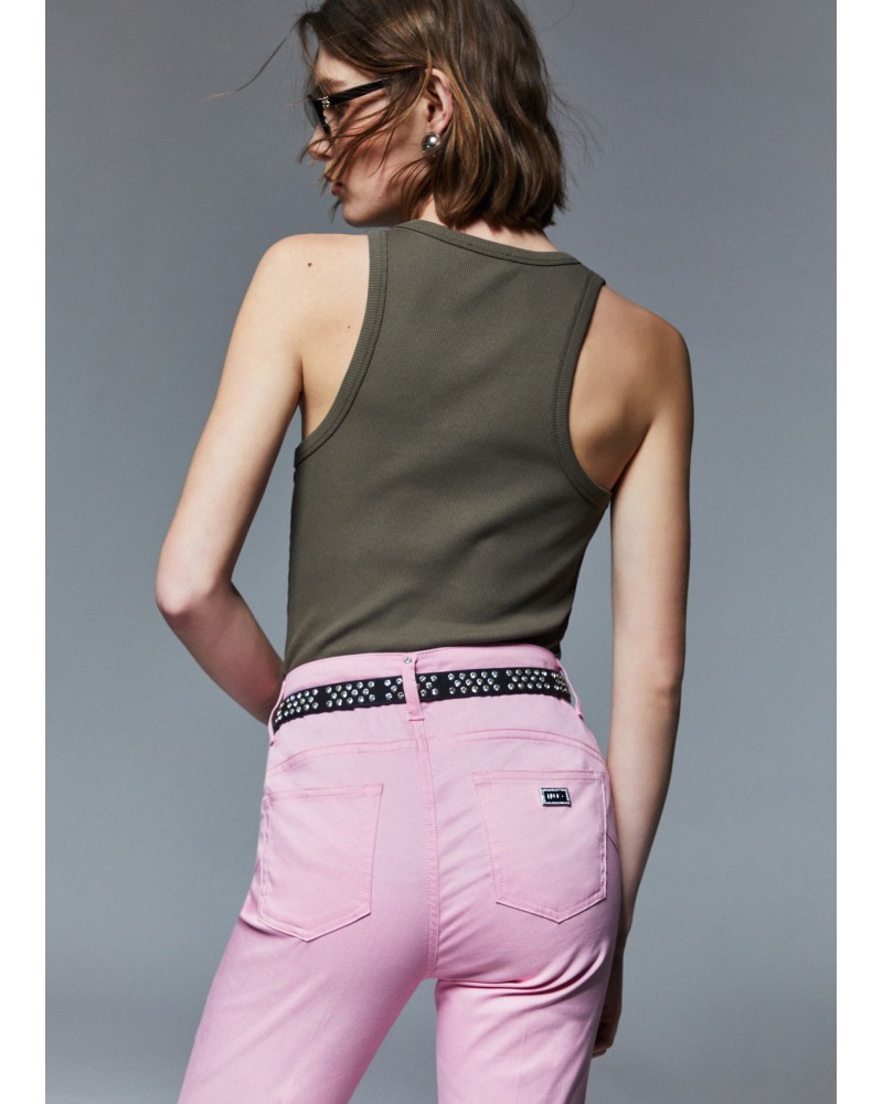 Pantalon skinny bottom up LIU JO longueur cropped LIU JO - 4