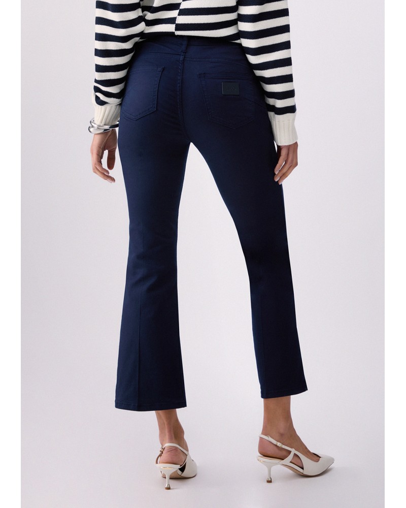 Pantalon taille haute LIU JO cropped et bottom up LIU JO - 2
