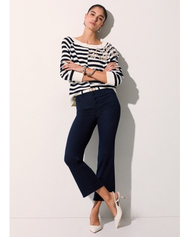Pantalon taille haute LIU JO cropped et bottom up LIU JO - 3