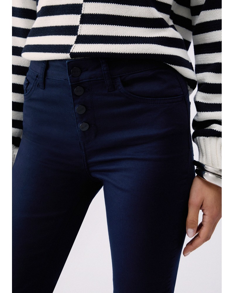 Pantalon taille haute LIU JO cropped et bottom up LIU JO - 5