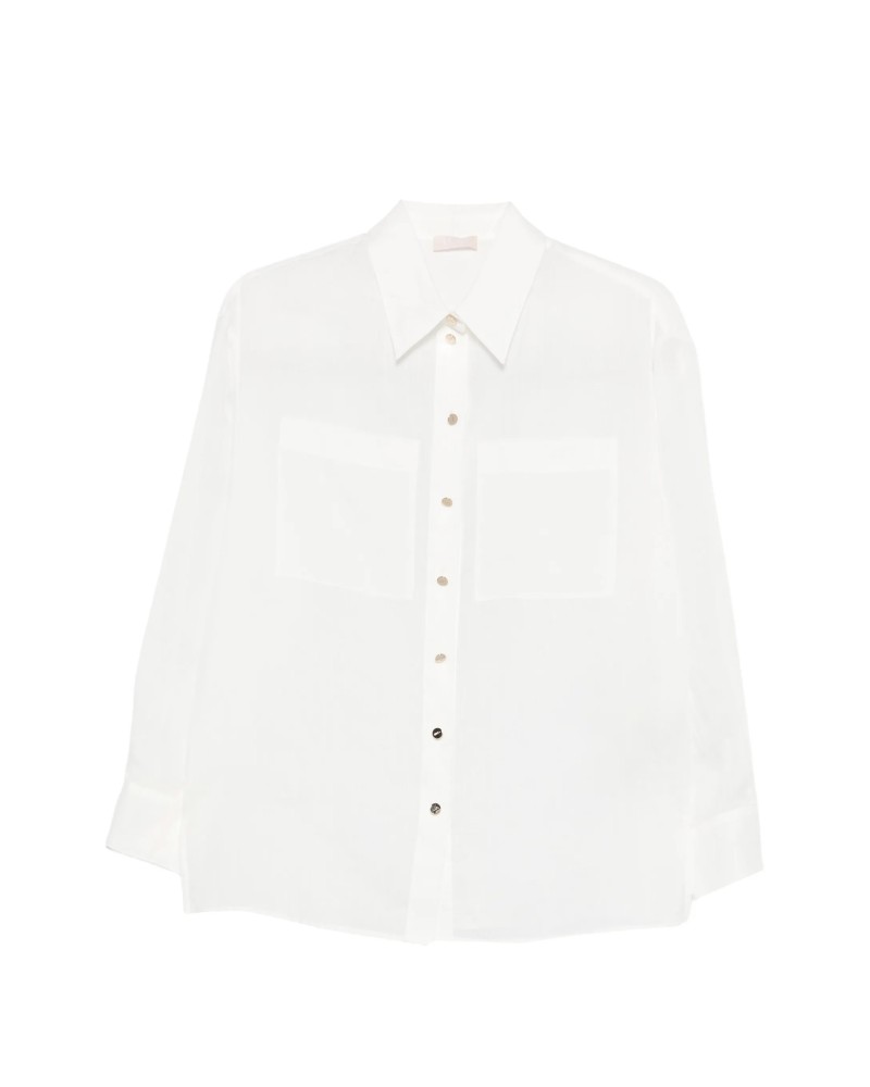 Chemise coupe droite LIU JO en ramie naturelle LIU JO - 1