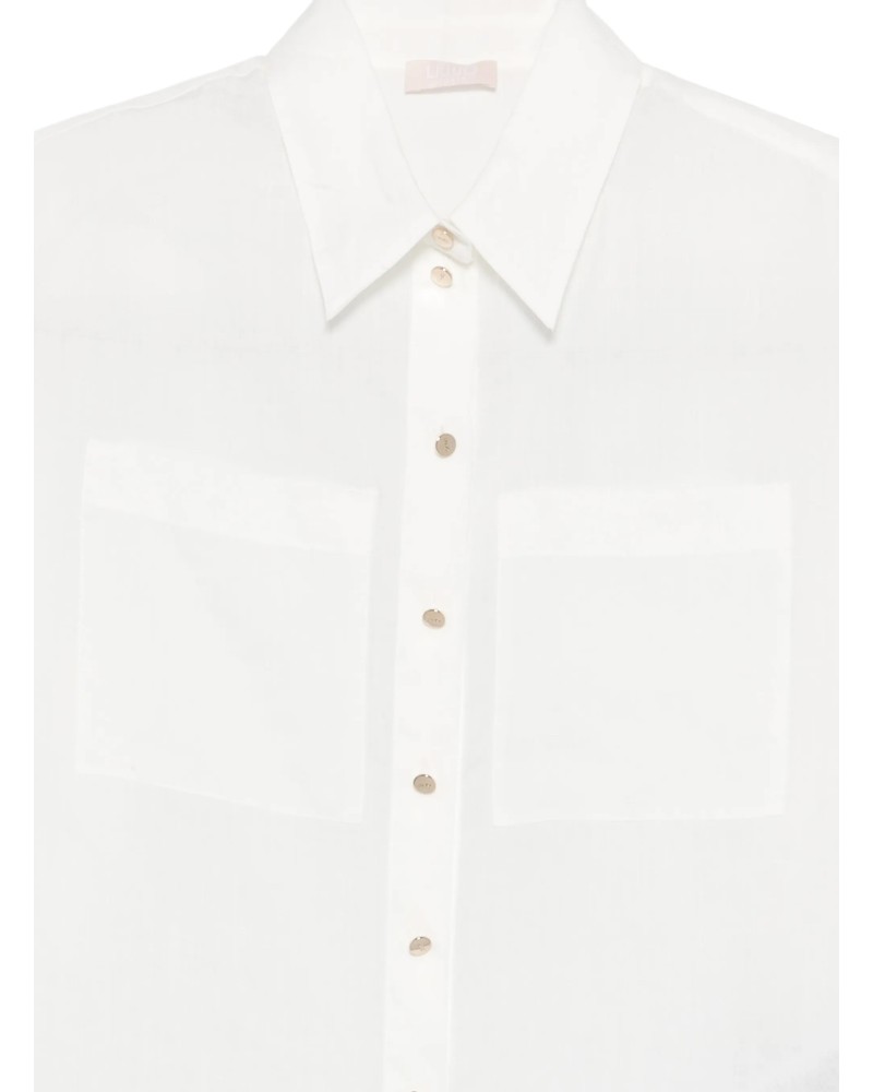 Chemise coupe droite LIU JO en ramie naturelle LIU JO - 3