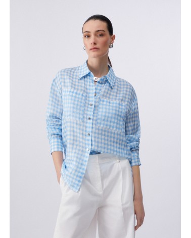 Chemise coupe droite LIU JO en ramie naturelle LIU JO - 4