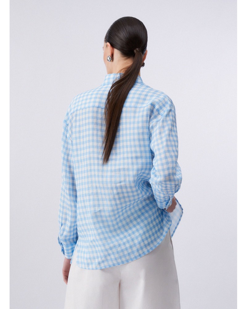 Chemise coupe droite LIU JO en ramie naturelle LIU JO - 5