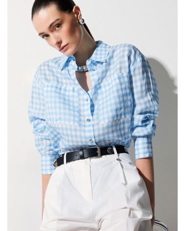 Chemise coupe droite LIU JO en ramie naturelle LIU JO - 6