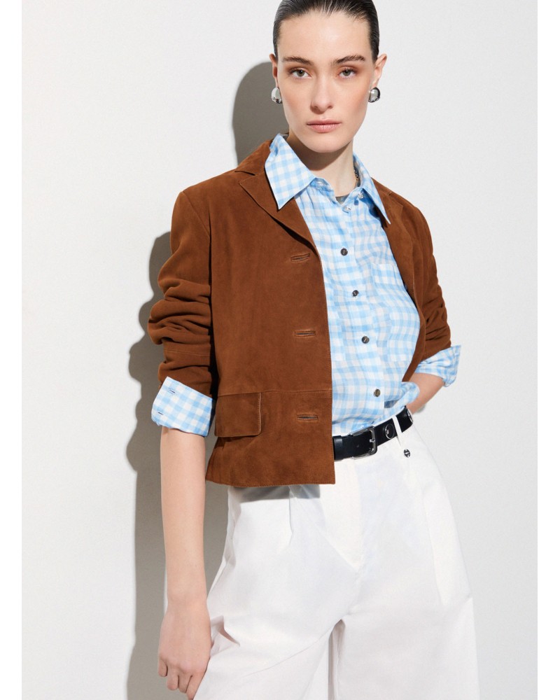 Chemise coupe droite LIU JO en ramie naturelle LIU JO - 7