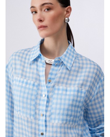 Chemise coupe droite LIU JO en ramie naturelle LIU JO - 8