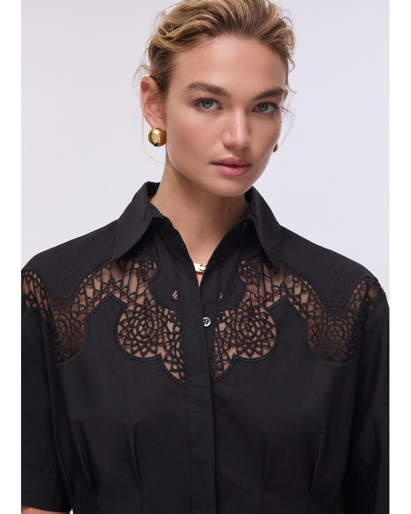 Robe courte avec broderies ajourées LIU JO LIU JO - 4