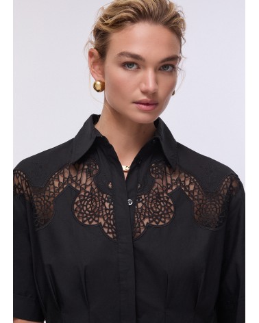 Robe courte avec broderies ajourées LIU JO LIU JO - 4