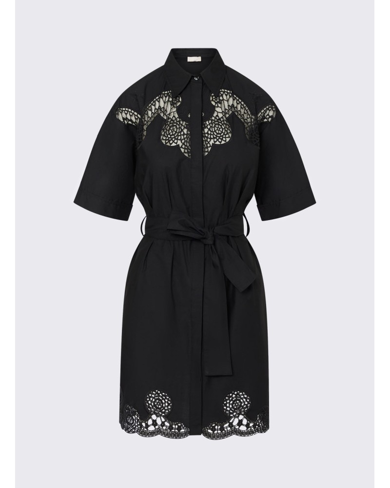 Robe courte avec broderies ajourées LIU JO LIU JO - 5