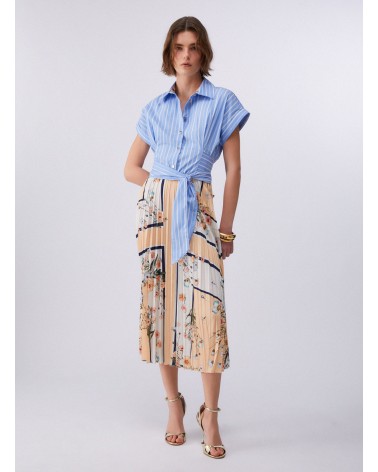 Robe midi femme plissée LIU JO élégante été LIU JO - 2
